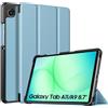 TiMOVO Cover per Samsung Galaxy Tab A11/A9 8,7 Pollici, BluNebbioso | Leggera e Sottile, Cover Rigida, Compatibile con SM-X130/X133/X135/X110/X115/X117