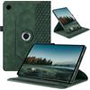 CASAFUNY Custodia per Samsung Galaxy Tab A11 8,7 2025/Galaxy Tab A9 8,7 Rotating Custodia Protettiva con Supporto Ruotabile a 360°e Auto Sveglia/Sonno Tablet Cover per SM-X133/X135/X110/X115, Verde