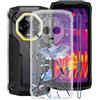 KJYFOANI Cover per Ulefone Armor Mini 20, Custodia TPU in Silicone Flessibile Morbida e Sottile, Trasparente Antiurto Morbido Bumper Protettiva Case per Ulefone Armor Mini 20 (4.70) - XT145