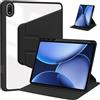 Generico DayQiQiPu Custodia protettiva per Huawei MatePad Pro 10,8 Pollici MRX-W09/W19/W29/W39 Pelle PU Rotazione a 360° Stand Slim Cover con supporto per matita Auto Sveglia/Sonno,Nero