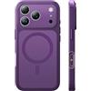 TAURI Magnetica Cover per iPhone 17 Pro Max Retro Opaco,Viola | Compatibile con MagSafe, Protezione Totale Obiettivo,Retro Opaco Unicolore, Custodia Sottile