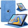 TEDTIKJT Custodia Tablet per Samsung Galaxy Tab S4 10.5 2018 SM-T830/T835 Pelle PU 360 Ruotabile Supporto Flip Protettiva Tablet Cover per Samsung Tab S4, Blu Albero
