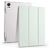 ZORSOME Custodia protettiva completa per Huawei Matepad Air 12 (2024), con supporto posteriore trasparente [portapenne], custodia antiurto con funzione di accensione/spegnimento automatico, verde menta