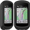 Acadeny Case compatibile con Garmin edge explore 2 - paraurti protettivo per tutto il corpo | Custodia protettiva per bicicletta GPS in silicone antiurto - in nero