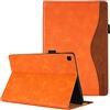 CASAFUNY Custodia per Samsung Galaxy Tab A7 10.4 2020/2022, SM-T500/T503/T505/T507, Protettiva Magnetica Con Funzione Sleep/Wake, Arancione