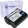 Trade-Shop Batteria per Nikon Sostituisce ENEL15 ENEL15 ENEL 15 ENEL 15 per D600 D7000 D800, D800E, Nikon 1 V1 D7000 D 800 D 600 D 800 e Nikon 1 V1 D7100 D 7100 D8000 D 8000 adatto per batterie Griff