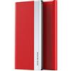 TingYR Cover per Samsung Galaxy S21 Plus Custodia, Custodia Smart Ultra Slim Flip, AntiGraffio, Chiusura Magnetica, Custodia Cover per Samsung Galaxy S21 Plus.(Rosso)