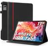 AsWant Custodia Cover per Lenovo Idea Tab 11 Pollici 2025,Nero | Slim PU,Ultra Sottile in PU Pelle,Supporto,Scomparto per schede,Compatibile con TB-336ZU/336FU