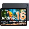 TABWEE Android 15 Tablet con Tastiera - 24 GB RAM+ 256GB ROM(2 TB TF), Octa-Core, 10 Pollici, 5000 mAh, 8MP+5MP, Gemini AI, Widevine L1, 5G WIFI, GPS, Face ID, 3.5mm Jack Port (2 Anni Garanzia)
