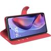 Kezaizhe Custodia per Moto G05 4G PU Pelle Wallet Protettivo Cellulare Flip Cover per Motorola Moto G05 E15 G 05 a Portafoglio Telefono con Magnetica (Rosso)