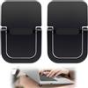 VZU 2 mini supporti portatili, supporto per tastiera portatile, supporto pieghevole invisibile per laptop, autoadesivo, mini supporto per laptop con silicone antiscivolo, compatibile con MacBook