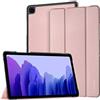 EasyAcc Custodia Cover Compatibile con Samsung Galaxy Tab A7 10.4 2020/2022 | SM-T500 T505 T507 Tablet, Ultra Sottile Smart Cover in Pelle con Sonno Sveglia, Oro Rosa