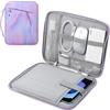 MoKo Borsa per Tablet 9-11 Pollici con Maniglia | Compatibile con iPad Pro 11 M4, iPad Air 11 M2, iPad 10ª Gen 10,9 e Galaxy Tab S9/S8/S7, Fantasia Viola
