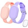 CHULN 2 Pezzi Cinturini GPS Compatibili con Xiaomi Smart Tag Cinturino, Braccialetti per Bambini in Silicone Impermeabile e Morbido per Xiaomi Smart Tag Braccialetto（Unità Principale non Inclusa）