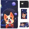 Auslbin Cover per Lenovo Tab P11 /P11 Plus 11 Pollice (TB-J606F/TB-J606X)2020 /TB-J607 2021 Tavoletta in Pelle PU Case con Funzione di Supporto,Space Dog