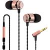 SoundMAGIC E50 Auricolari ad alta fedeltà Cuffia per smartphone di alta qualità Cuffie con isolamento acustico- Oro