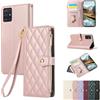 Vaitasy Custodia per Samsung Galaxy A51 4G Oro rosa | Pelle PU Cerniera Custodia a Portafoglio per Galaxy A51 4G Custodia con Magnetica Flip Stand Case Cover