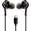 UrbanX Cuffie stereo OEM 2021 compatibili con Galaxy Z Flip 5G Cavo intrecciato con microfono (nero) Connettore USB-C (versione USA con garanzia)
