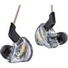 Yinyoo KBEAR MONKIE K01 - Auricolari da gioco, con cancellazione del rumore, con spina da 3,5 mm, suono surround Hi-Fi, monitor cablato, compatibili con PC, PS5, Xbox, Switch