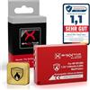 Baxxtar MaxProtect Batteria per Fujifilm NP-W126s NP-W126 XM5, 1140mAh | Batteria per X-M5 X-M1 X100F X100V X100VI XA1 XA2 XA3 XA5 XS10 XT3 XT20 XT30 II, con NTC-Sensor e box protettivo