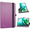 MAMA MOUTH Custodia per Acer Iconia Tab A10 Case,Slim girevole Smart 360 gradi di rotazione Case Custodia Protettiva Cover per Acer Iconia Tab A10 (A10-21) 10.1 Pollici Tablet,Viola