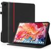 AsWant Custodia Cover per Samsung Galaxy Tab A11+ Plus/A9+ 11 2025,Nero | Auto Sonno/Veglia,Ultra Sottile in PU Pelle,Supporto,Scomparto per schede,Cover per SM-X236B/SM-X230/X210/ X215/ X216