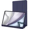 Palkitsee Custodia Cover Compatibile con Samsung Galaxy Tab S6 Lite 10.4 Pollici 2024/2022/2020 SM-P620N/P625N/P610/P613/P615/P619 con Portapenne-Ultra Sottile Cover con Auto Svegliati/Sonno (Blu Scuro)