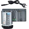 DSTE LP-E4N Batteria + 3-in-one Power Caricabatteria Compatibile per Canon EOS 1D X Mark II, 1D X, 1D Mark IV, 1Ds Mark III