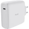 Trust Maxo Caricatore USB-C da 100W con Cavo USB-C da 2m, Bianco | Caricatore Rapido, 75% con Materiali Riciclati, Adattatore di Alimentazione per iPhone iPad Samsung Smartphones Tablets