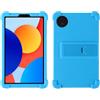 Generico Custodia Per Redmi Pad SE 8.7 - Leggera custodia protettiva antiurto per bambini morbida Silicone Case Cover per Xiaomi Redmi Pad SE 8.7 inch (Blu)