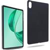REY Cover in Gel TPU Nera per Honor Pad X8a 11, Ultra Sottile 0,33 mm, Morbido Flessibile, Custodia Silicone