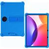 AKNICI Custodia Silicone per TCL TAB A1 Plus Tablet 12,2 Pollici, Protettiva Cover con Supporto Integrato per TCL TAB A1 Plus Tablet 12,2 Pollici, Blu