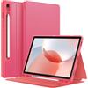 FINTIE Cover per Samsung Galaxy Tab S10 Lite/S10 FE/S9 FE 10.9 & S9 11 | con S Pen Portapenne, Multi-angolo Custodia Protettiva Sottile Cover con Retro in TPU Morbido, (Rosa)