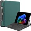 Kepuch Custer Cover per Microsoft Surface PRO 12 2025,PU-Pelle Case Custodia - Verde