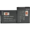 DSTE 2x DMW-BCM13 Ricaricabile Li-ion Batteria Compatibile per Panasonic Lumix DMC-FT5 DMC-TS5 DMC-TZ37 DMC-TZ40 Macchina Fotografica come DMW-BCM13E DMW-BCM13PP