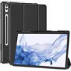 SSS·GRGB Custodia per Samsung Galaxy Tab S8+/S7 FE/S7+ 12,4 pollici, S portapenne | Pelle PU, fodera in microfibra e morbido TPU posteriore offrono una protezione sottile contro le cadute, auto sleep/wake