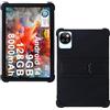 AKNICI Custodia Silicone per DOOGEE T10W/DOOGEE T10 Plus/DOOGEE T10 PRO/DOOGEE T10/DOOGEE T10S/DOOGEE U10/DOOGEE U10 PRO/DOOGEE U9 Tablet 10 Pollici, Protettiva Cover con Supporto Integrato, Nero