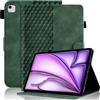 Vkooer Custodia per iPad Air 13 Pollici M3/M2 (2025/2024) in Pelle PU Premium, con Supporto per Visualizzazione Multi Angolo e Funzione Sleep/Wake Automatica, con Scomparti per Carte, per iPad Air 13