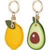 AXFEE 2 Pezzi Airtags Portachiavi in PU Pelle, Porta Air Tag per GSP Apple