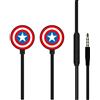 Ert Group Auricolari con microfono originali e con licenza ufficiale Marvel Captain America 003