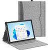 SSS·GRGB Custodia per Microsoft Surface Pro 11/Pro 10/Pro 9/Pro 8, da 13 pollici, con supporto per pennino e tasca, compatibile con tastiera e dock di tipo cover, colore grigio