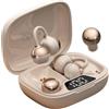 LESUN Set 2 in 1 Stiloso di Auricolari Bluetooth Clip e Cuffie Wireless Bluetooth con 36 Ore di Batteria, Bassi Potenti, Ultracompatto e IPX5, Per Lavoro, Sport e Sonno, Modalità di Utilizzo Giorno/Notte