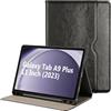 ProCase Cover in Pelle per Samsung Galaxy Tab A9+ 11 pollici 2023 SM-X210, Custodia Protettiva in Pelle PU Premium con Portapenne per Galaxy Tab A9 Plus 11 -Nero