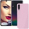 mtb more energy® Custodia Shine per Samsung Galaxy A70 (SM-A705, 6.7'') - Rosa - con Effetto Glitter - TPU Silicone Case Cover