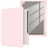TOPCASE Custodia per tablet Remarkable Paper Pro 11,8 pollici 2024, sottile e sottile, cover posteriore rigida trasparente, con auto sonno/sveglia e portapenne, rosa trasparente