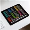 Generic Tappetino per mouse rapido Excel e foglio memo: 20,3 x 17,8 cm, tappetino per mouse portatile antiscivolo con tasti di scelta rapida Excel/Word/PPT/Windows: accessori da scrivania per ufficio e casa