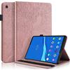 Succtopy Succtop Custodia Lenovo Tab M10 Plus 10.3 Pollice Cover Pelle PU Portafoglio Funzione Stand Flip Con Coperchio Penna Custodia Lenovo Tab M10 Plus 10.3 Pollice FHD (2a generazione） Oro Rosa