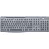 Logitech Protective Cover for K270 Keyboard and MK270 Desktop | WRAP-AROUND DESIGN crea un sigillo stretto intorno ad ogni tasto e all'intera tastiera