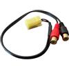 Generico Cavo ingresso aux Rca interfaccia autoradio stereo lancia Delta Musa Phedra Ypsilon Phedra Smart For Two Fiat 500 Bravo Grande Punto Evo Alfa 159 Brera Mito Spider