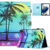 CASAFUNY Custodia per Samsung Galaxy Tab A9 8.7 Pollici 2023 Custodia Protettiva Magnetica Cover con TPU Copertura per Samsung Galaxy Tab A9 2023 (SM-X110 SM-X115), Albero di cocco
